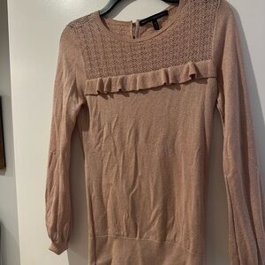 White House Black Market gold Blouse